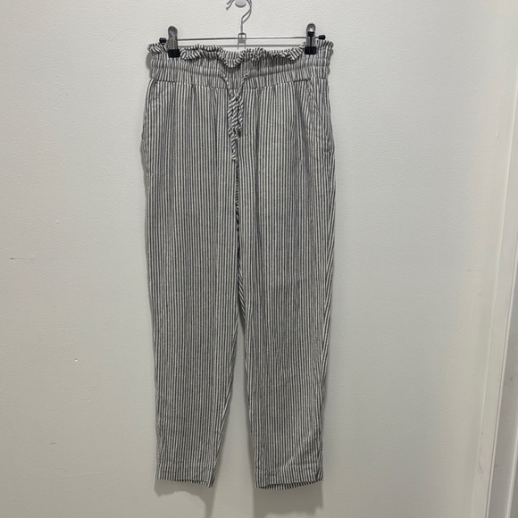 a new day Pants - Gray and White Breezy Pants
